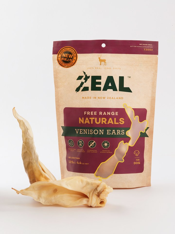 Zeal Free Range Naturals Venison Ears — Tidbit