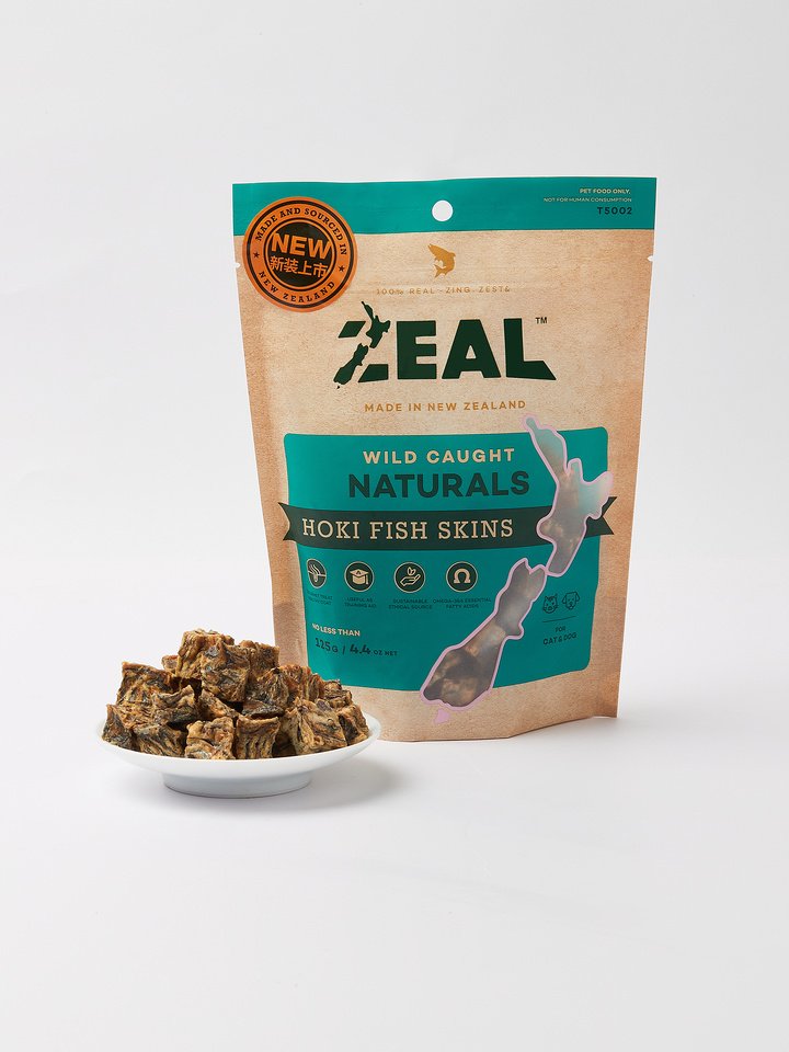 Zeal Wild Caught Naturals Hoki Fish Skins — Tidbit