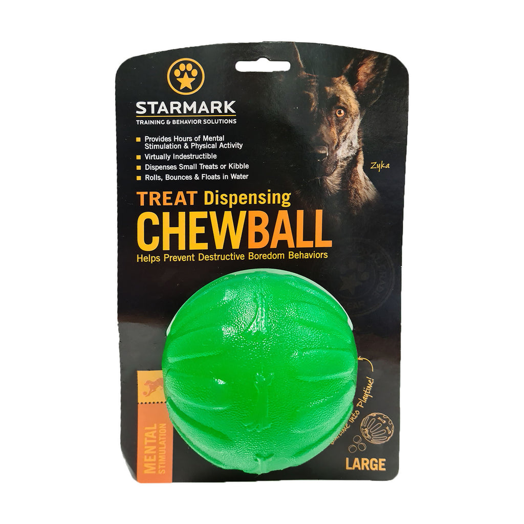 Starmark Treat Dispensing Chew Ball — Tidbit