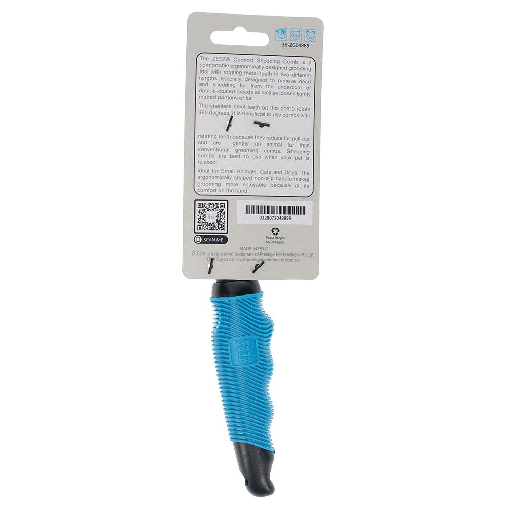 ZeeZ – Comfort – Rotating Teeth Shedding Comb