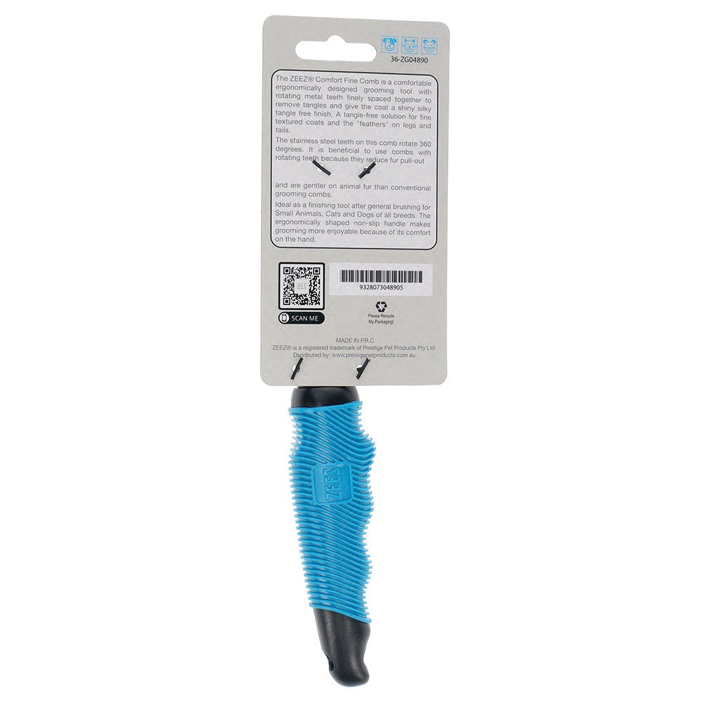 ZeeZ – Comfort – Rotating Teeth Fine Comb