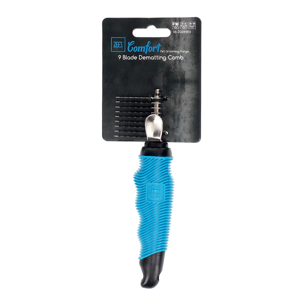 ZeeZ Comfort 9 Blade Dematting Comb — Tidbit