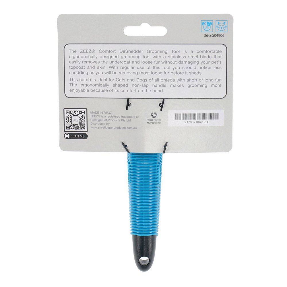 ZeeZ Comfort Deshedder Grooming Tool