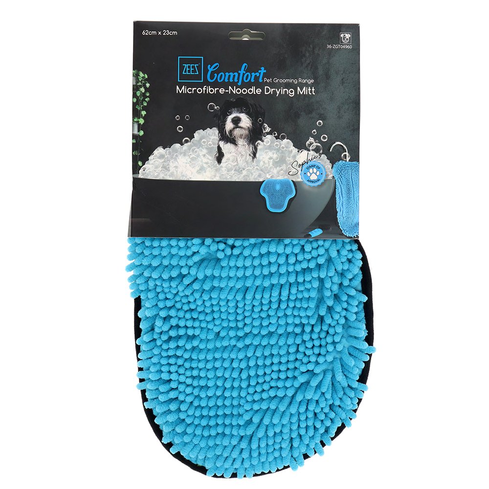 ZeeZ Comfort Microfibre-Noodle Drying Mitt — Tidbit
