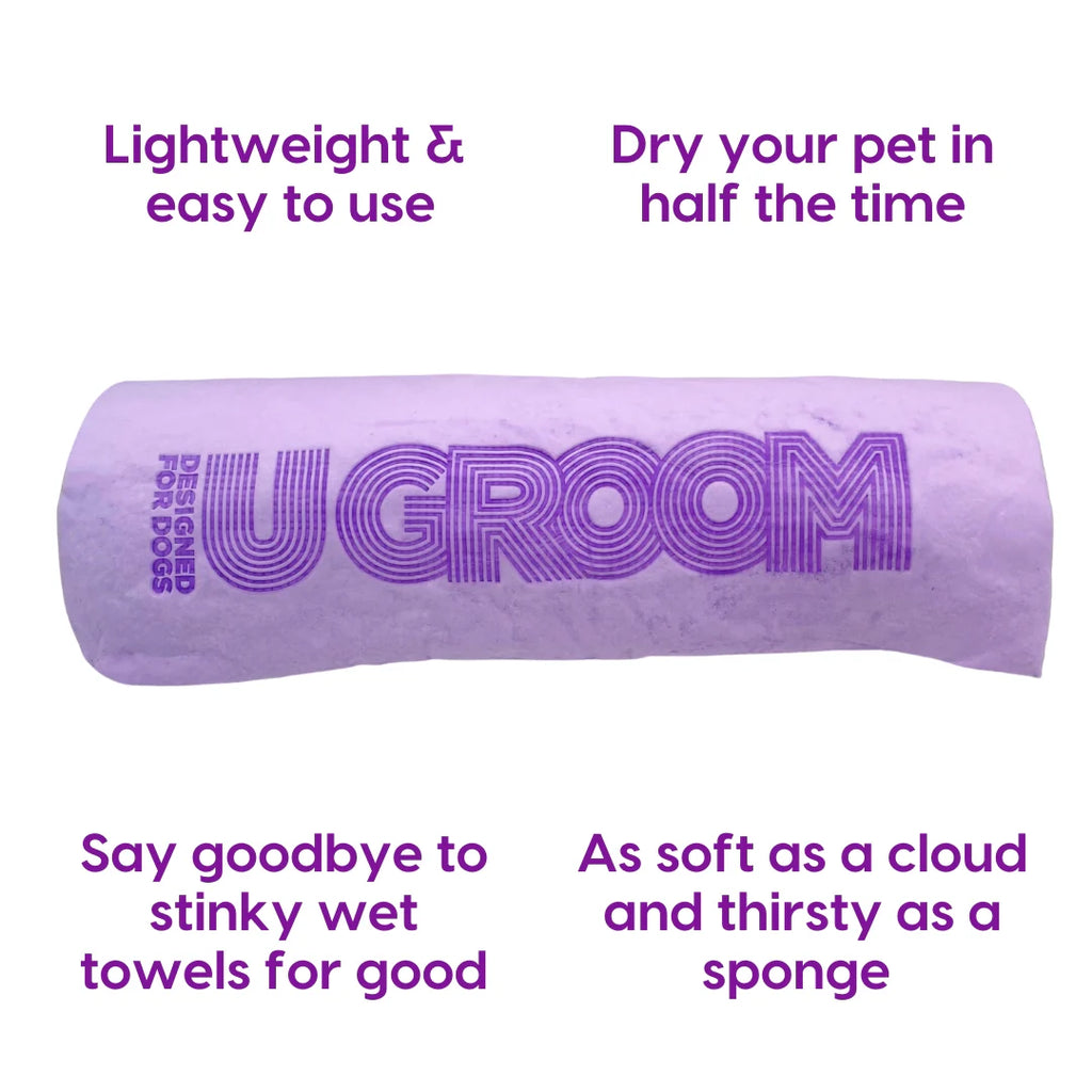 U Groom – Dog Drying Towel