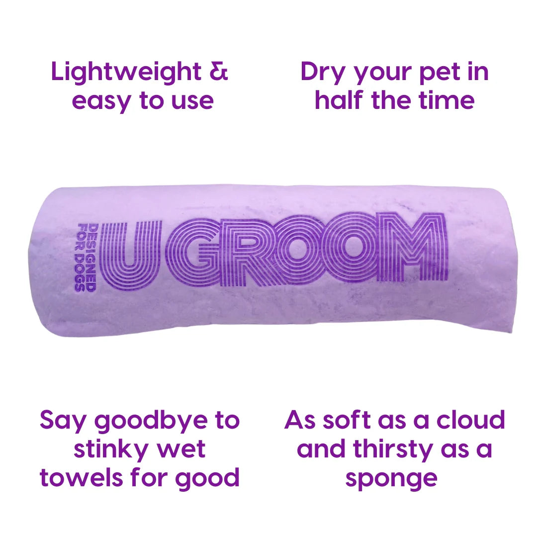 U Groom – Dog Drying Towel