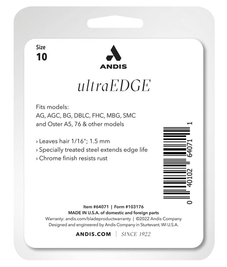 Andis UltraEdge Blade, Size 10