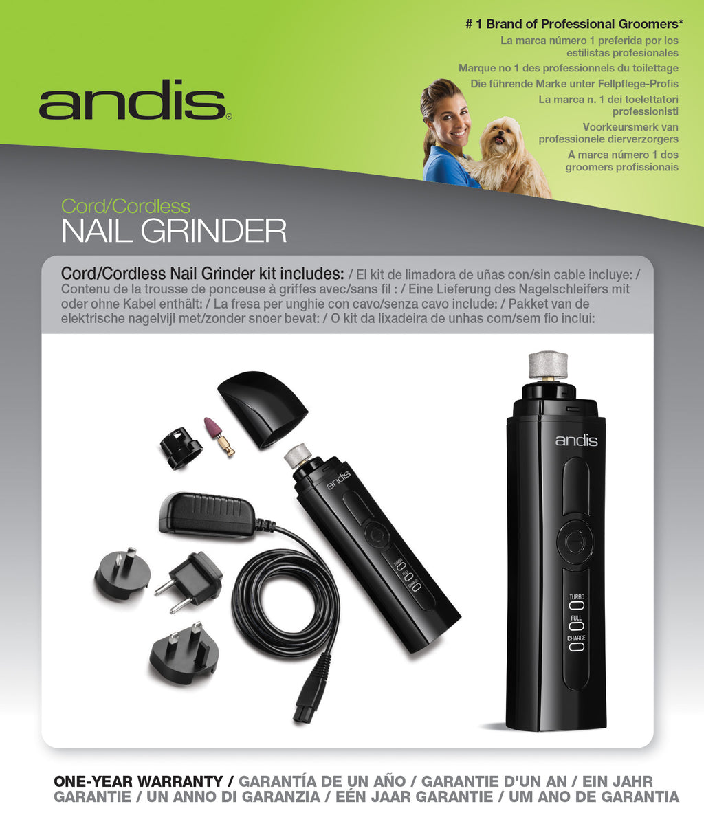 Andis Cordless Nail Grinder