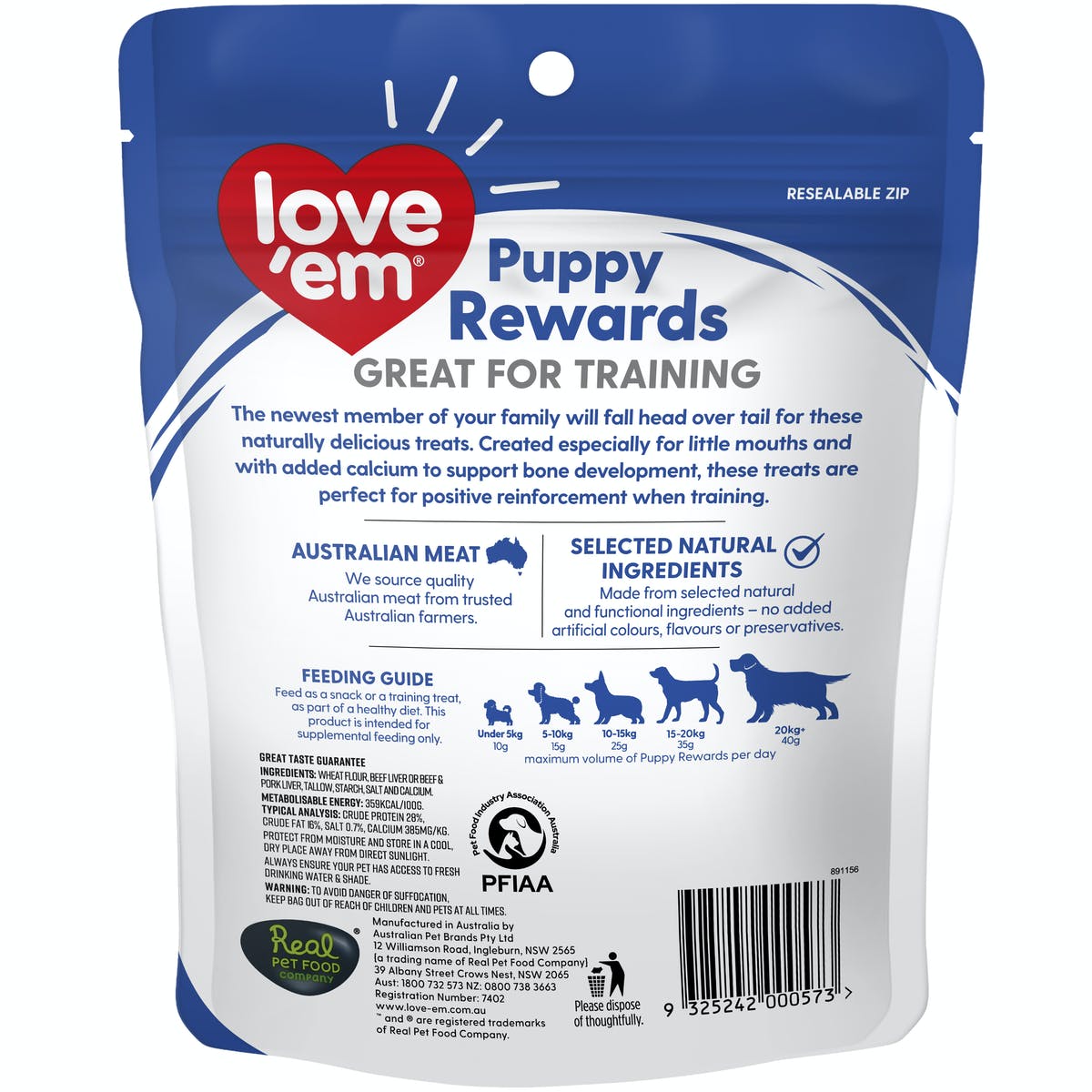 Love 'Em Puppy Rewards