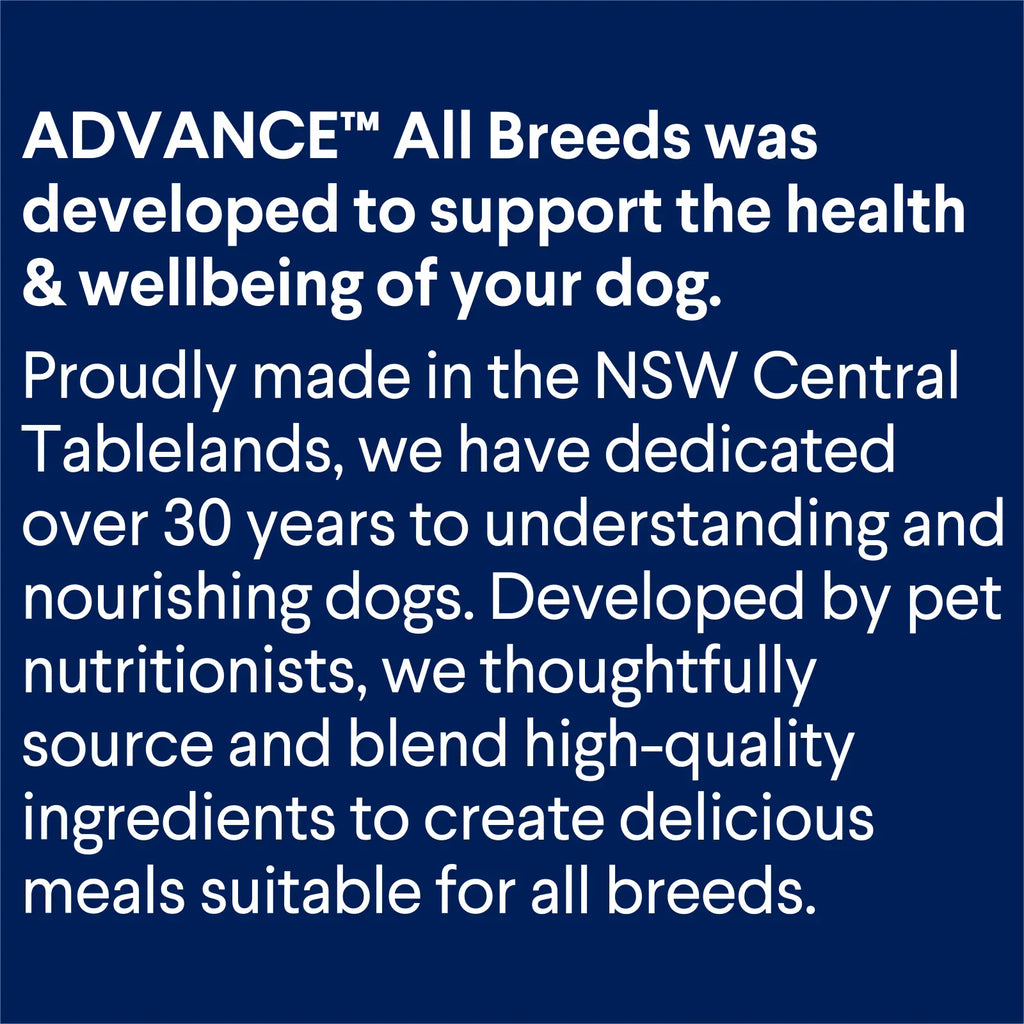 Advance Adult All Breeds Lamb with Rice Dry Dog Food 20kg