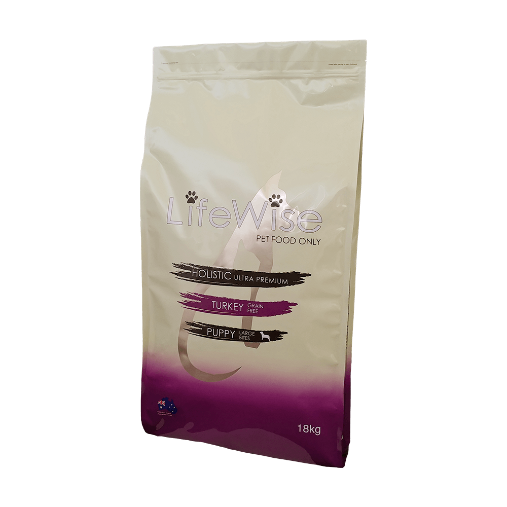 LifeWise Puppy Stage 3 Grain Free Turkey Large Bites Dry Dog Food
