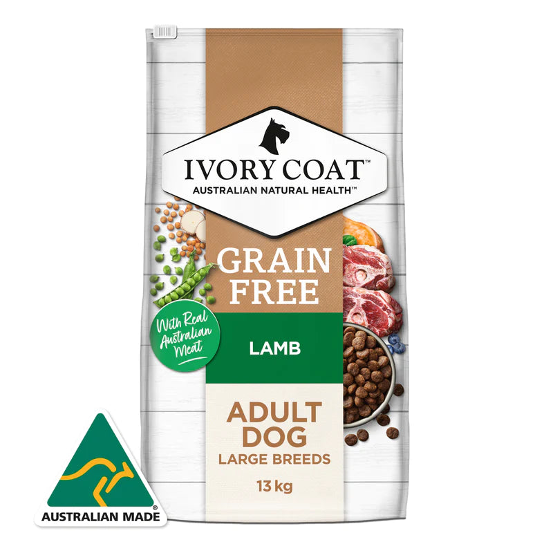 Ivory Coat Grain Free Adult Large Breed Lamb — Tidbit