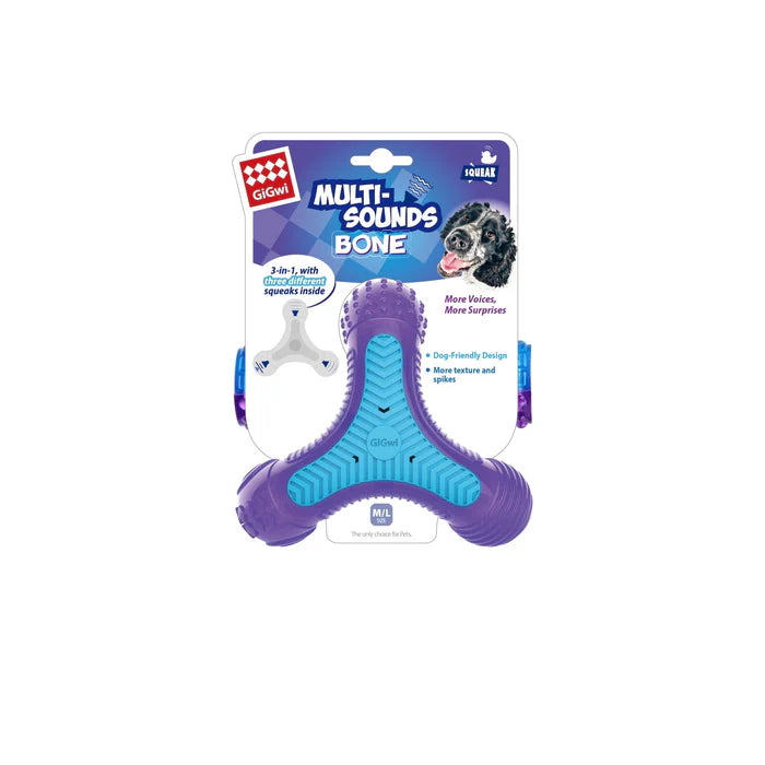 GiGwi Multi-Sounds Bone — Tidbit