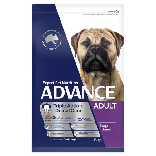 Advance Adult Large Breed Triple Action Dental Care Dry Dog Food 13kg — Tidbit