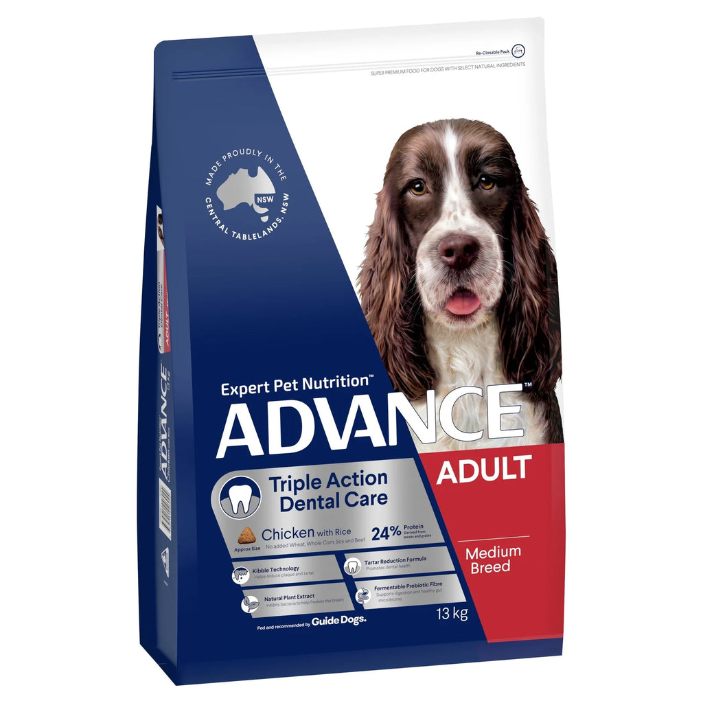 Advance Adult Medium Breed Triple Action Dental Care Chicken with Rice — Tidbit