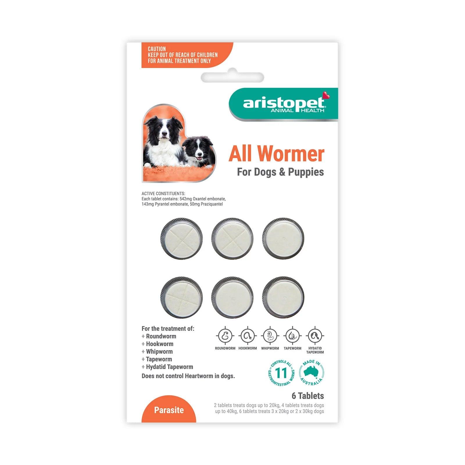Aristopet All Wormer for Dogs & Puppies — Tidbit
