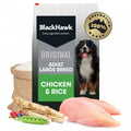 Black Hawk Original Adult Large Breed Chicken & Rice Dry Dog Food 20kg — Tidbit