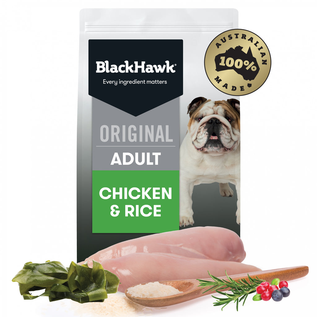 Black Hawk Adult Dog Chicken & Rice — Tidbit
