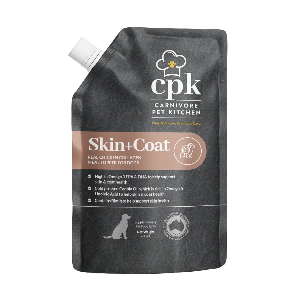 Carnivore Pet Kitchen – Meal Topper For Dogs – Skin & Coat (EXP 11/26)