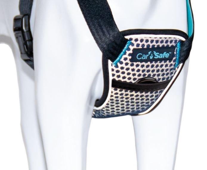 CarSafe Crash Tested Harness Blue