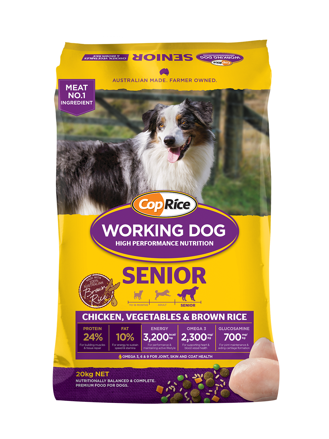 CopRice Working Dog Senior 20kg — Tidbit