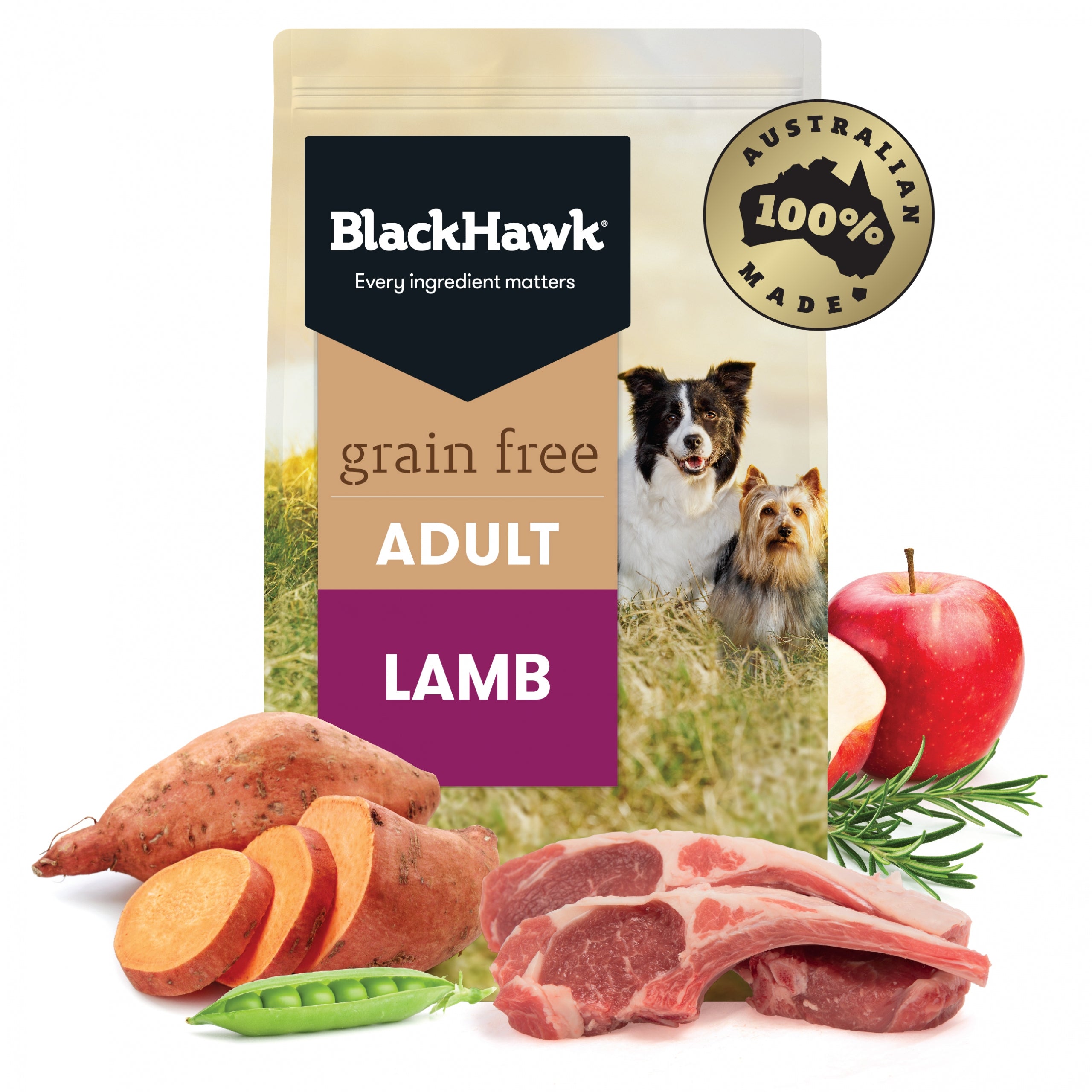 Black Hawk Grain Free Adult Lamb Dry Dog Food — Tidbit