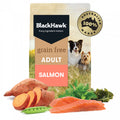 Black Hawk Grain Free Adult Salmon Dry Dog Food — Tidbit