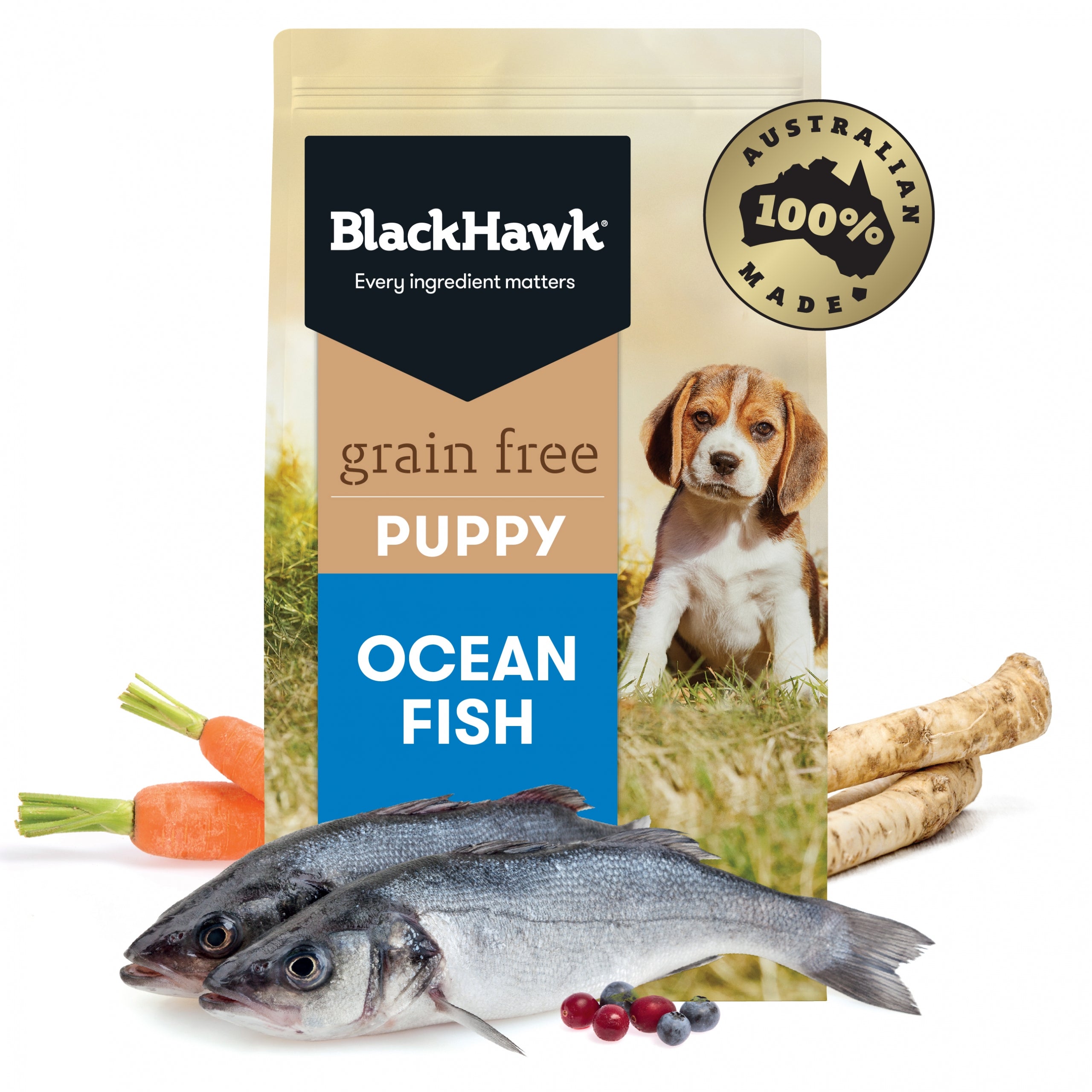 Black Hawk Grain Free Puppy Ocean Fish — Tidbit
