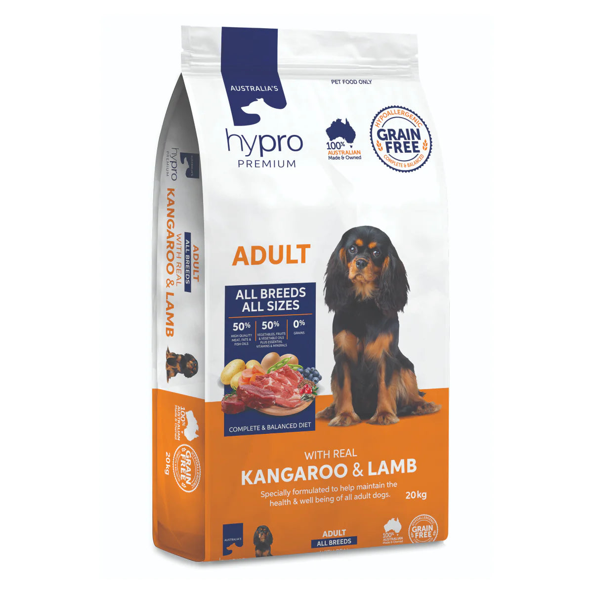 Hypro Premium Grain Free Adult Kangaroo & Lamb Dry Dog Food — Tidbit