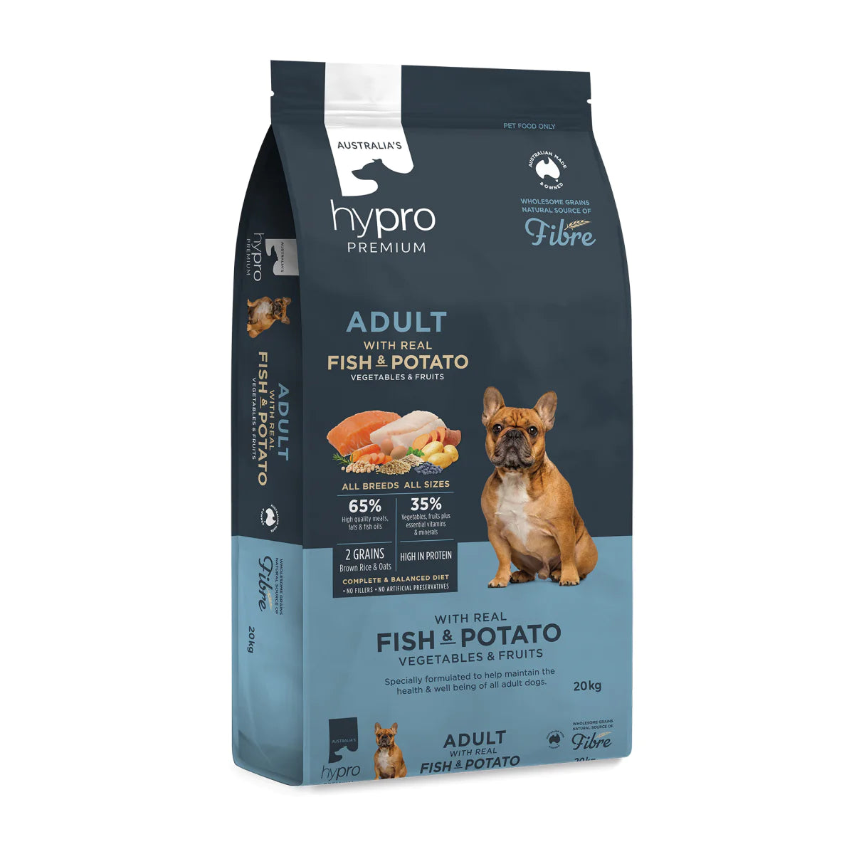 Hypro Premium Adult Fish & Potato Dry Dog Food — Tidbit
