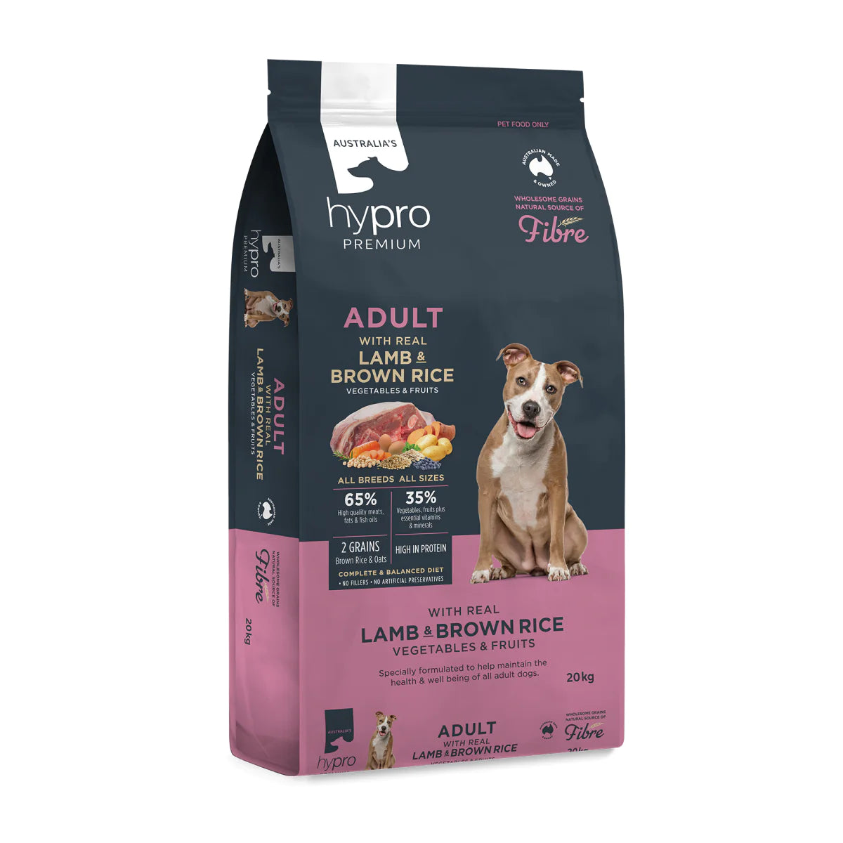 Hypro Premium Adult Lamb & Brown Rice Dry Dog Food — Tidbit