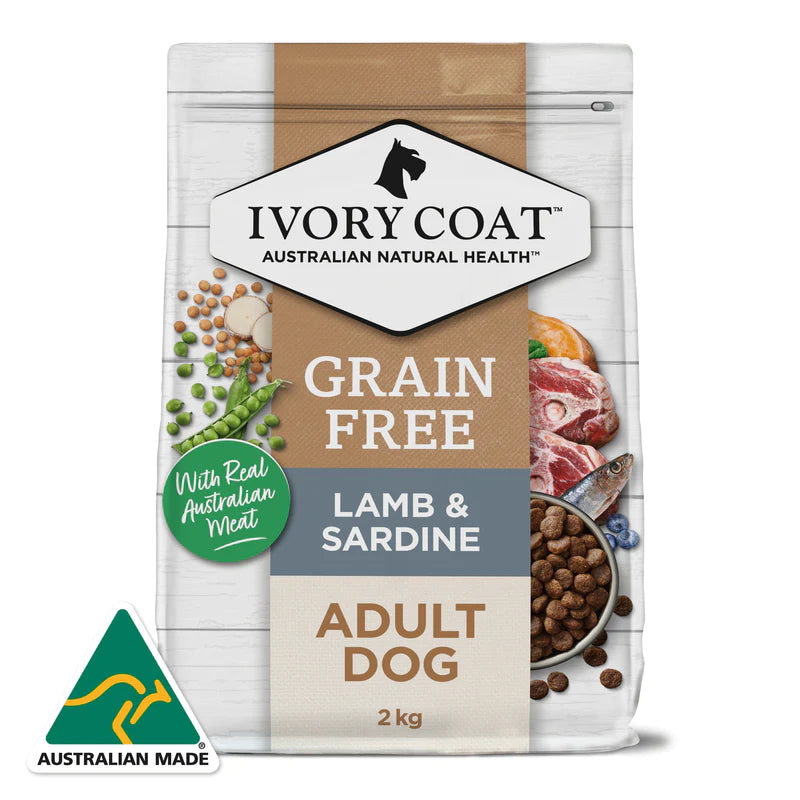 Ivory Coat Grain Free Adult Lamb & Sardine
