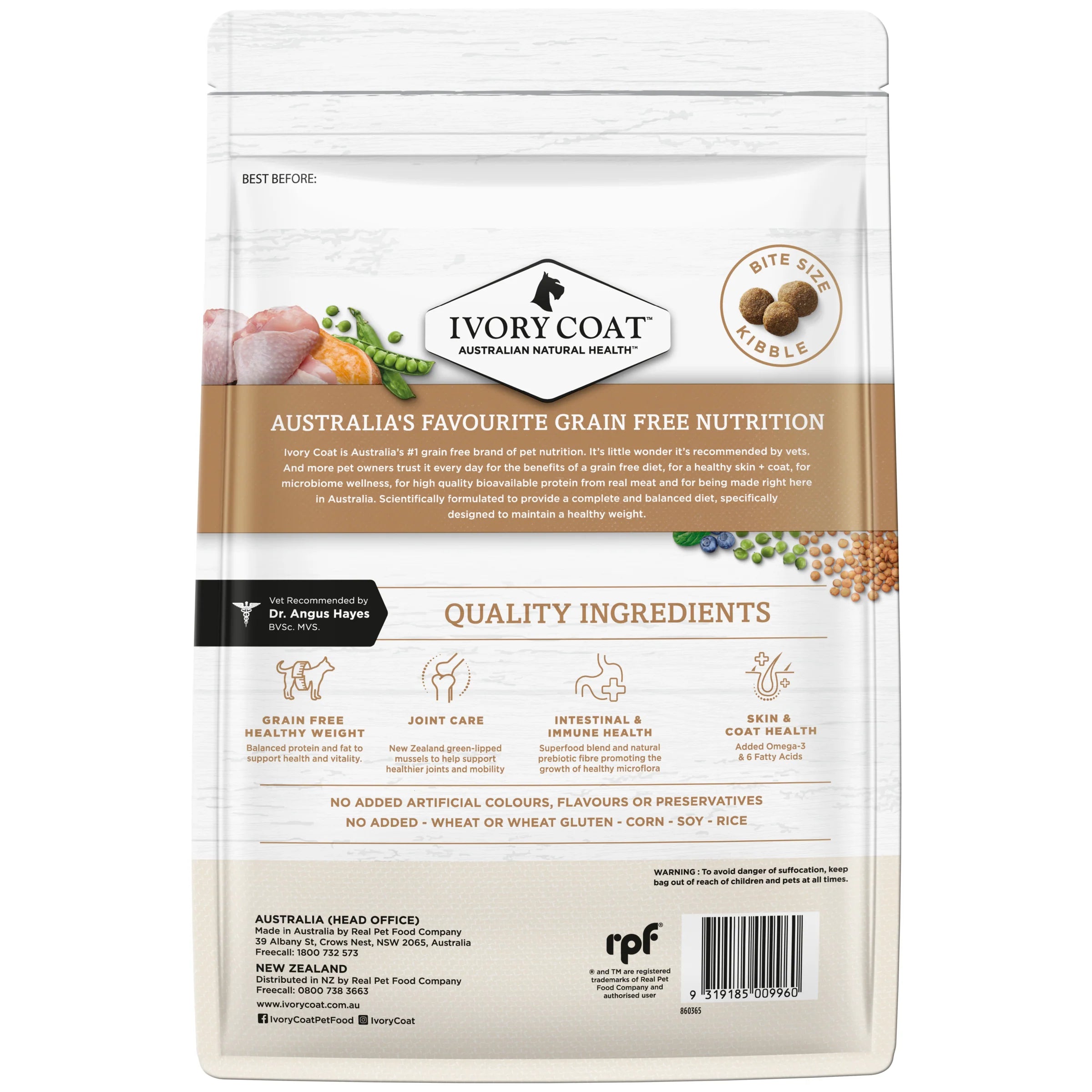 Ivory Coat Grain Free Healthy Weight Adult Chicken