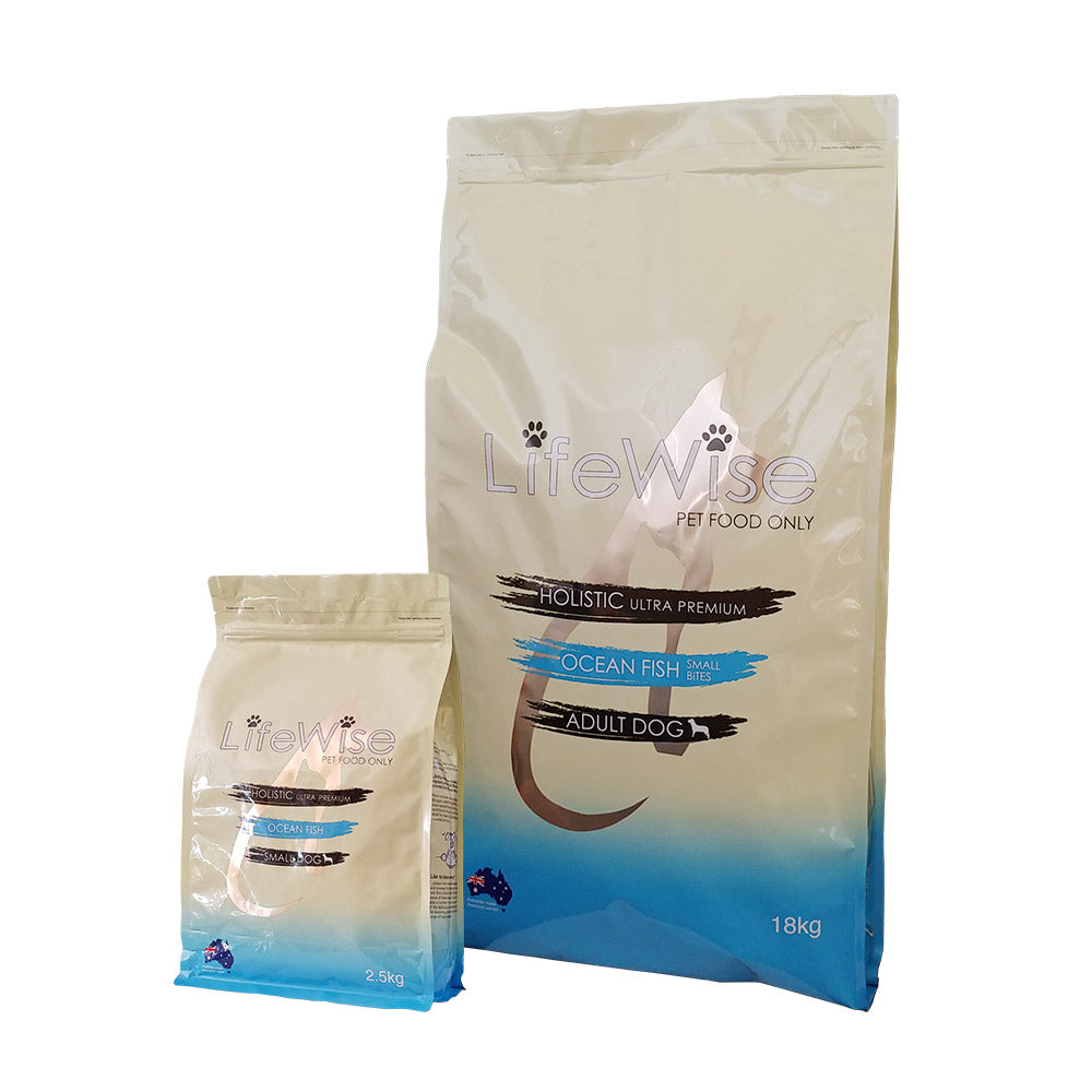 LifeWise Adult Dog Ocean Fish Small Bites Dry Dog Food