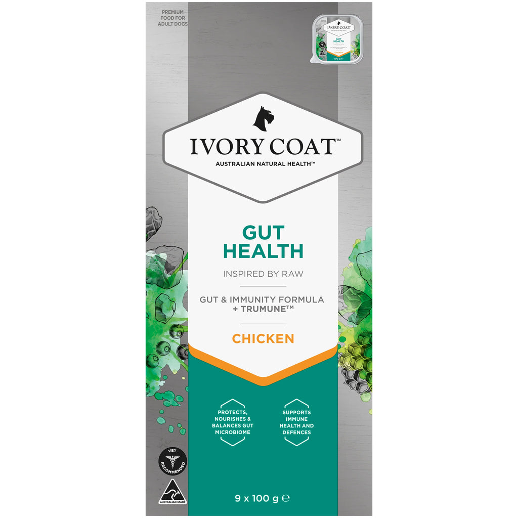 Ivory Coat Inspired by Raw Gut Health Wet Trays 100g