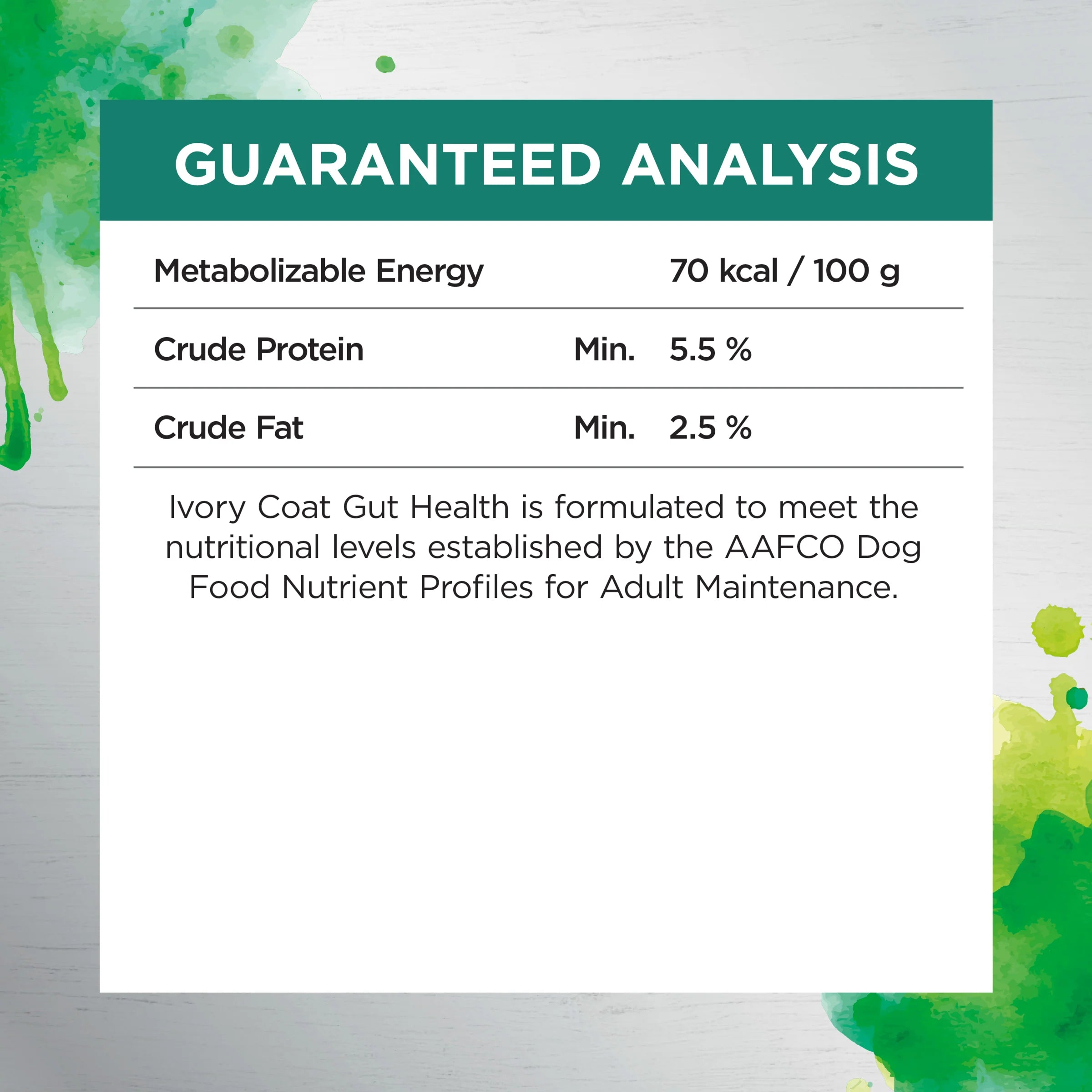 Ivory Coat Inspired by Raw Gut Health Wet Trays 100g