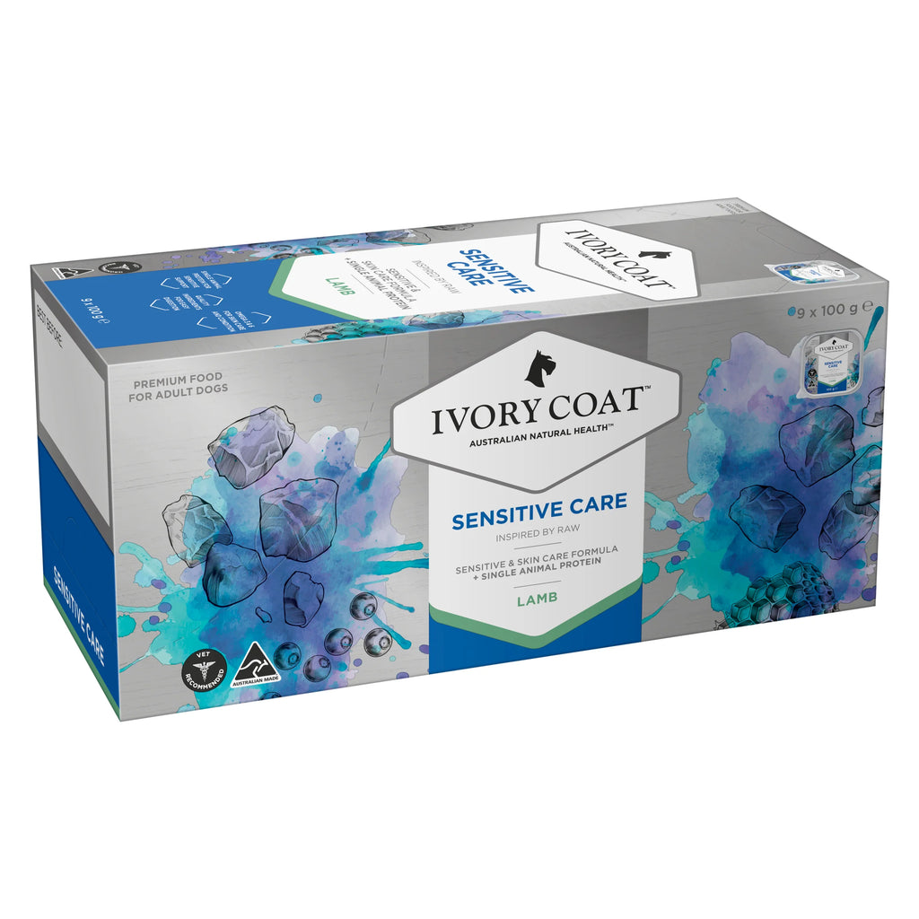 Ivory Coat Inspired by Raw Sensitive Care Wet Trays 100g — Tidbit