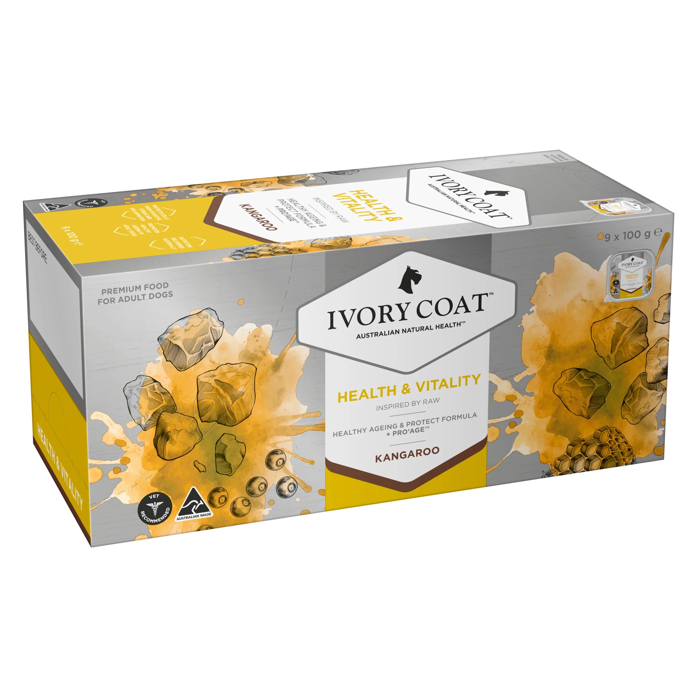 Ivory Coat Inspired by Raw Health & Vitality Wet Trays 100g — Tidbit