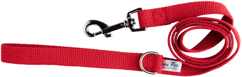 Beau Pets Webbing Lead Red