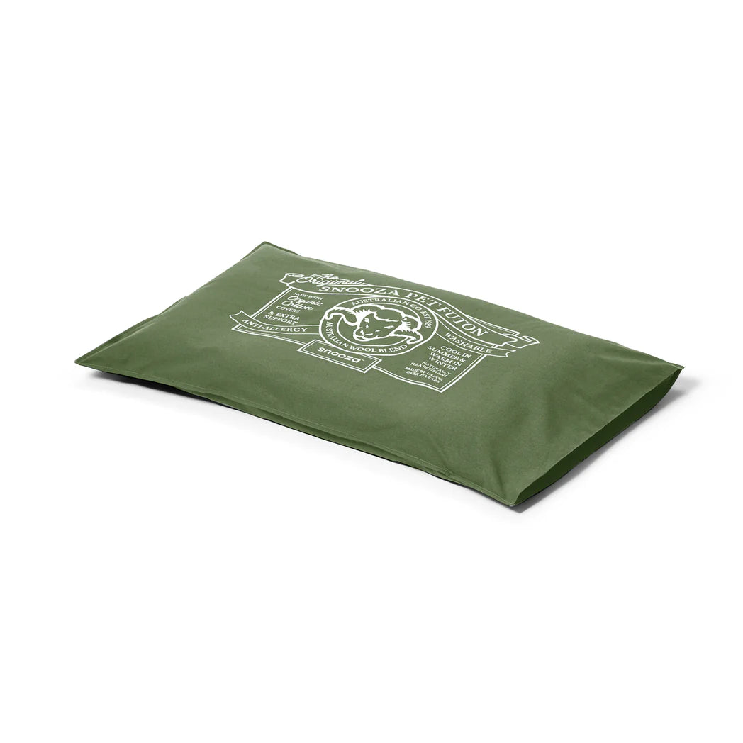 Snooza Cotton Canvas Pet Futon Fern