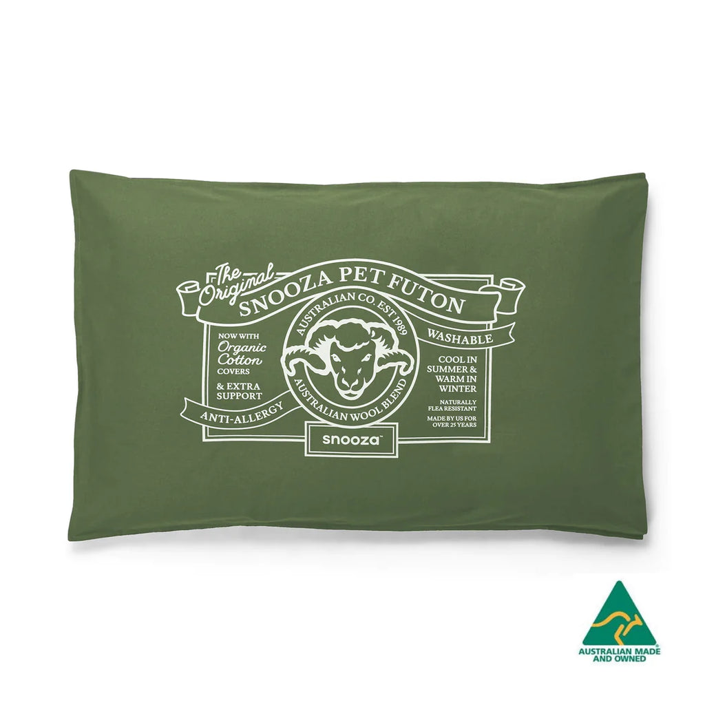 Snooza Cotton Canvas Pet Futon Fern — Tidbit