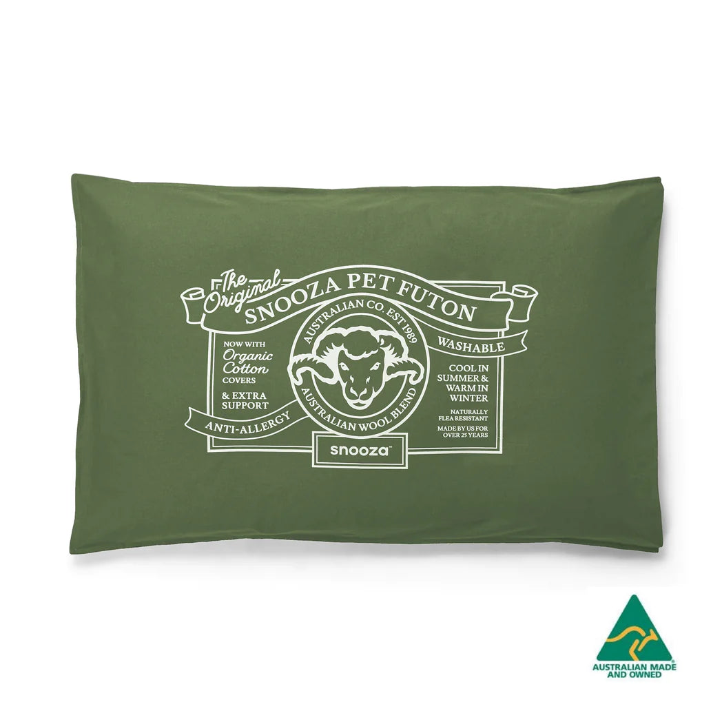 Snooza Cotton Canvas Pet Futon Fern — Tidbit