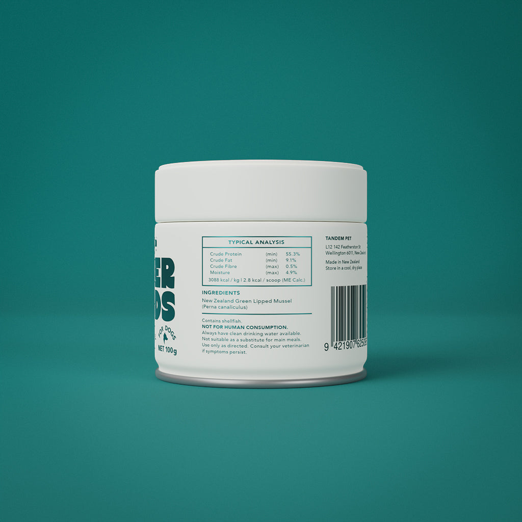Tandem – Super Foods – New Zealand Green Lipped Mussel Powder
