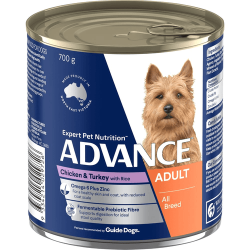 Advance Adult Dog Wet Food Chicken & Turkey with Rice