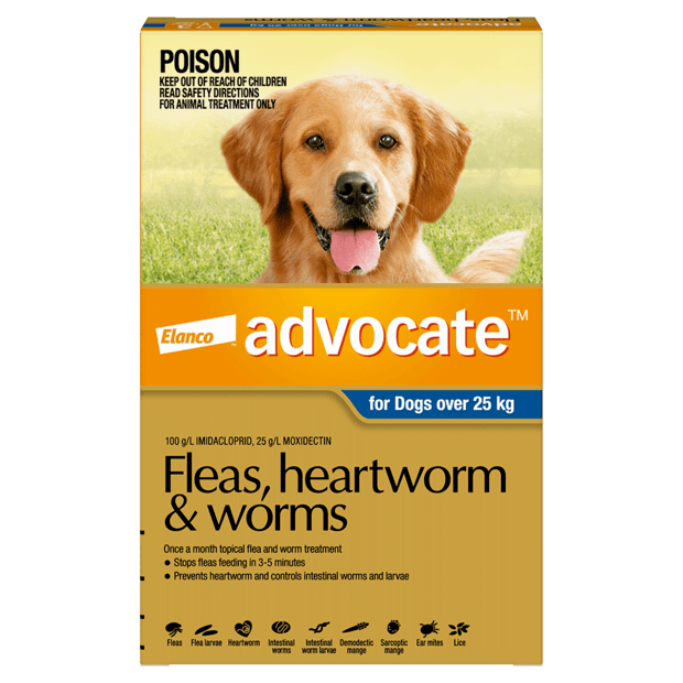 Advocate Flea, Heartworm & Worm Treatment for Dogs (Single Tube)