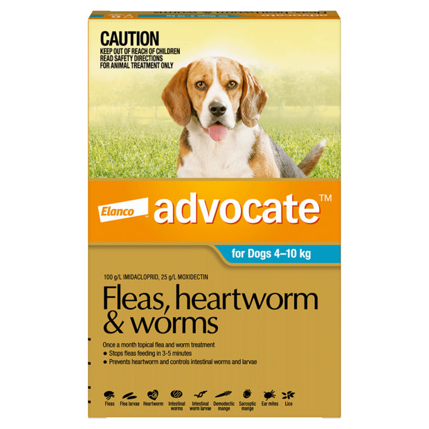 Advocate Flea, Heartworm & Worm Treatment for Dogs (Single Tube)
