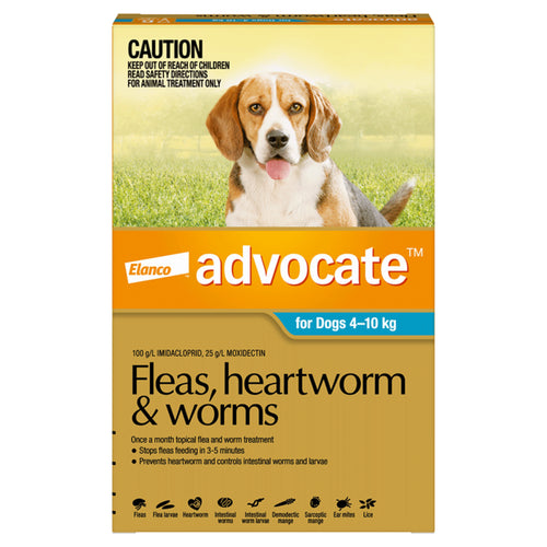 Advocate Flea, Heartworm & Worm Treatment for Dogs (Single Tube)