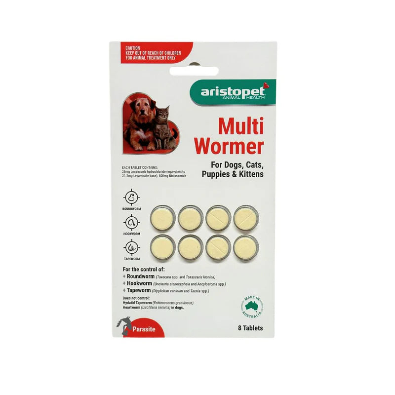Aristopet Multi Wormer for Dogs, Cats, Puppies & Kittens — Tidbit