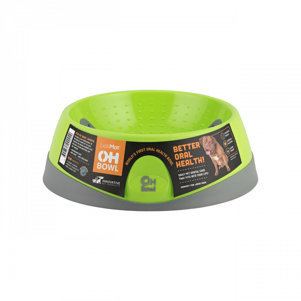 LickiMat Dog OH Bowl Green