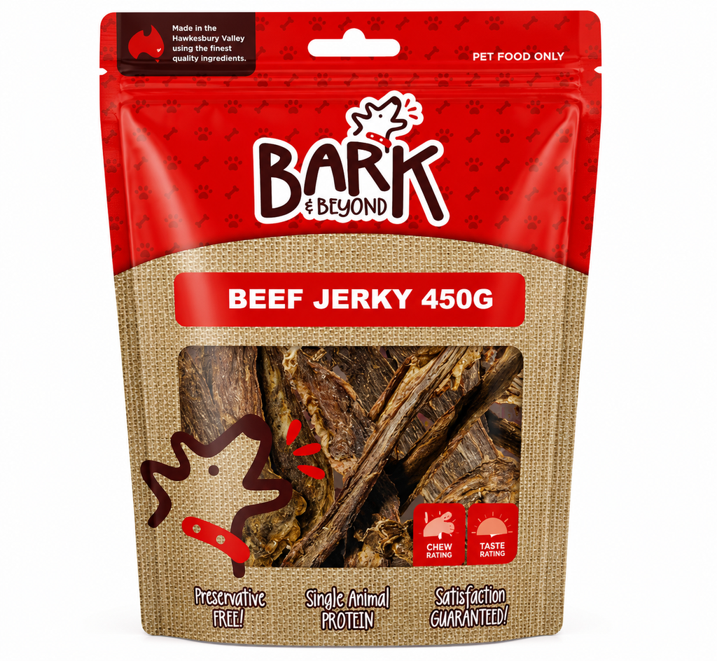 Bark & Beyond Beef Jerky 450g